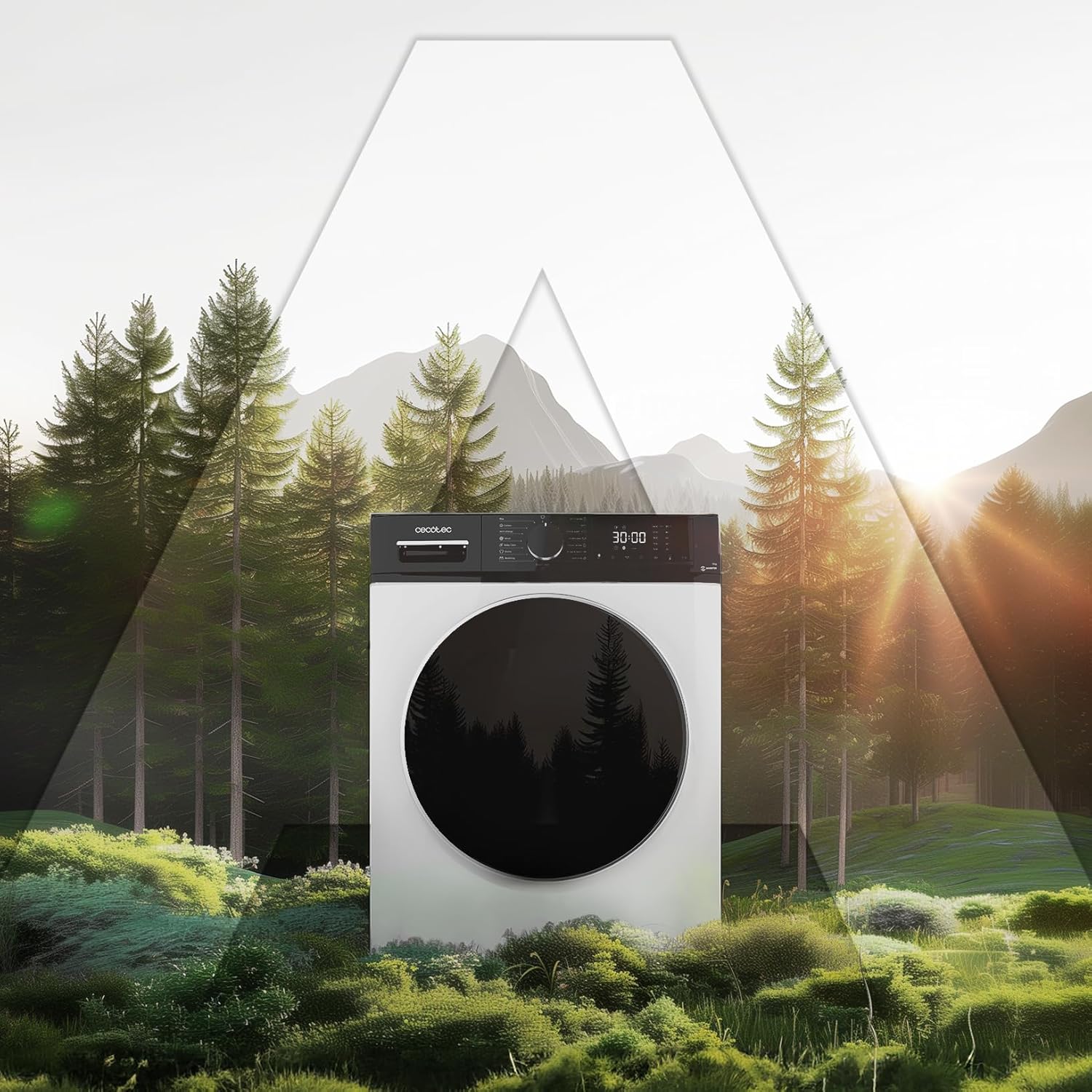 Cecotec - Bolero Dresscode 8610 - 8kg, 1400tr/min, Classe A, vapeur, Inverter Plus, 15 programmes, 8610