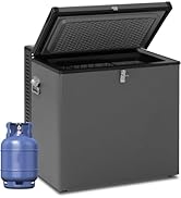 Smad Congélateur à Gaz, Congélateur Camping 12V 220V Gaz, Silencieux pour Maison Garage Camping, ...