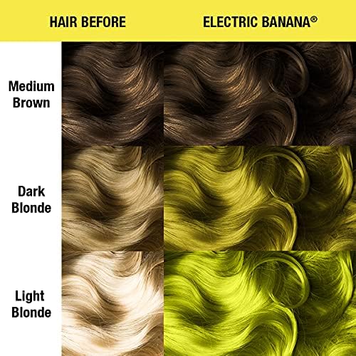 Manic Panic - Electric Banana Classic Creme - 2x118ml - jaune, vegan, semi-permanent, cruelty free