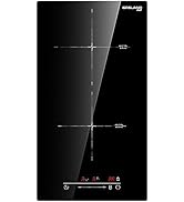 GASLAND Chef IH30BF 30cm Plaque à Induction, Encastrable Table de Cuisson à Induction 2 Foyers 3500W