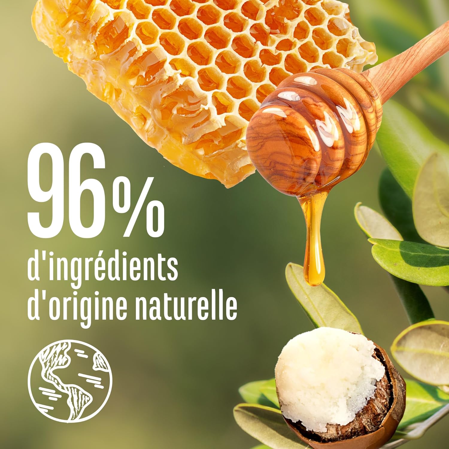 Le Petit Marseillais - masque 4 en 1 370ml - nutrition miel & karité bio