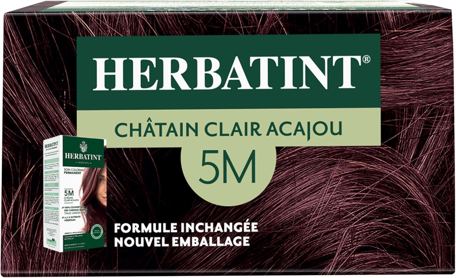 Herbatint - coloration permanente cheveux 170ml sans ammoniaque 5M