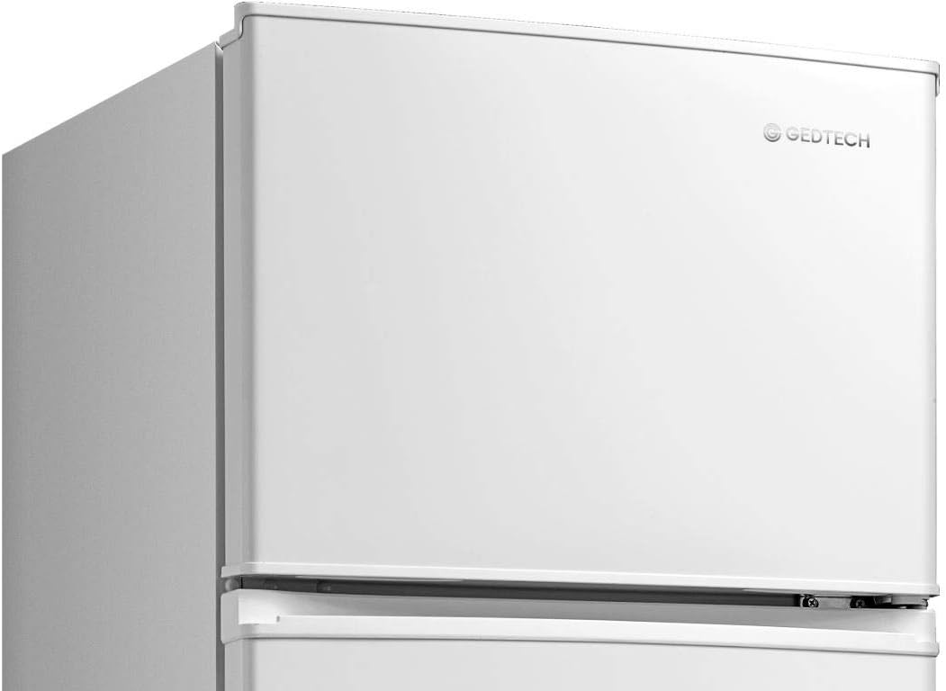 GEDTECH - Réfrigérateur congélateur haut - 217L, classe E, blanc - GE217DP