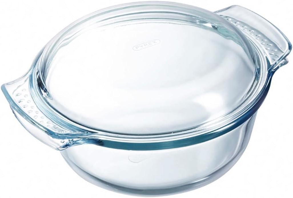 Pyrex - Cocotte Ronde série 118A000 - 4,9L verre résistant 118A000