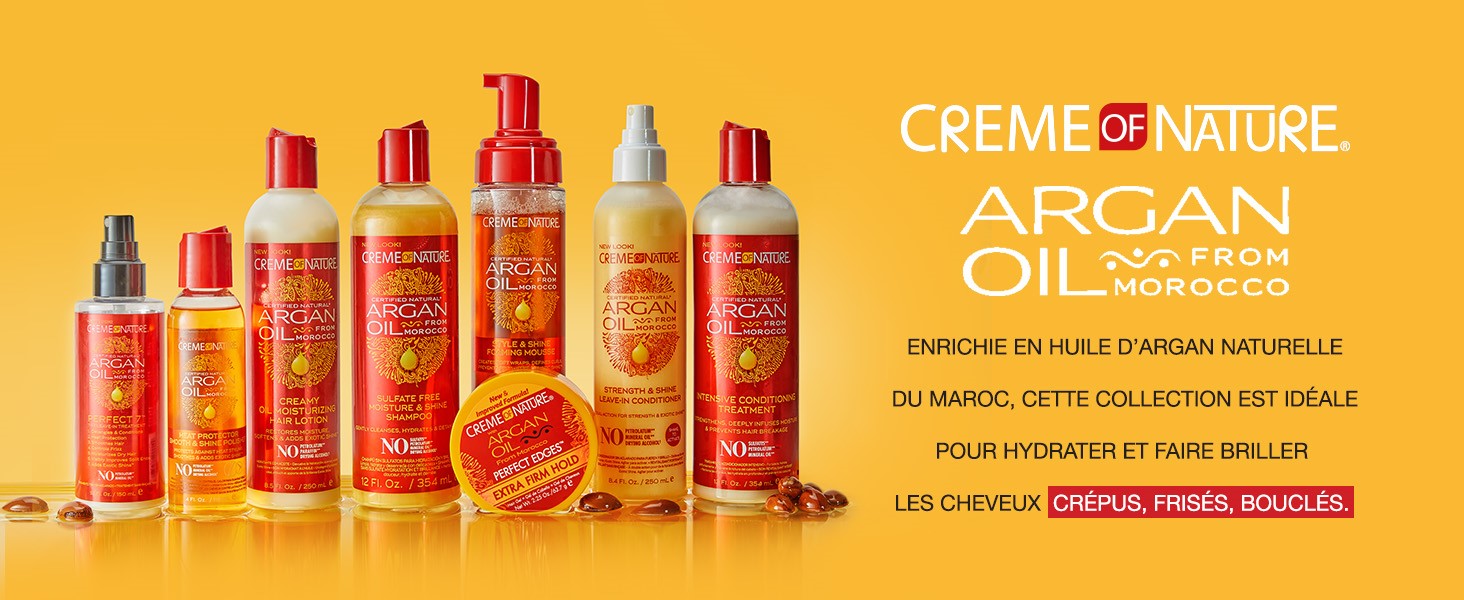 Creme of nature argan oil