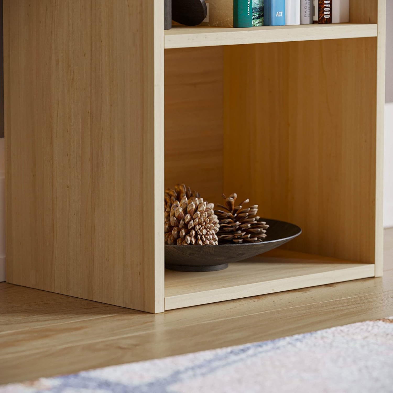 Vida Designs - Oxford Cube - 5 étagères en bois chêne, compacte