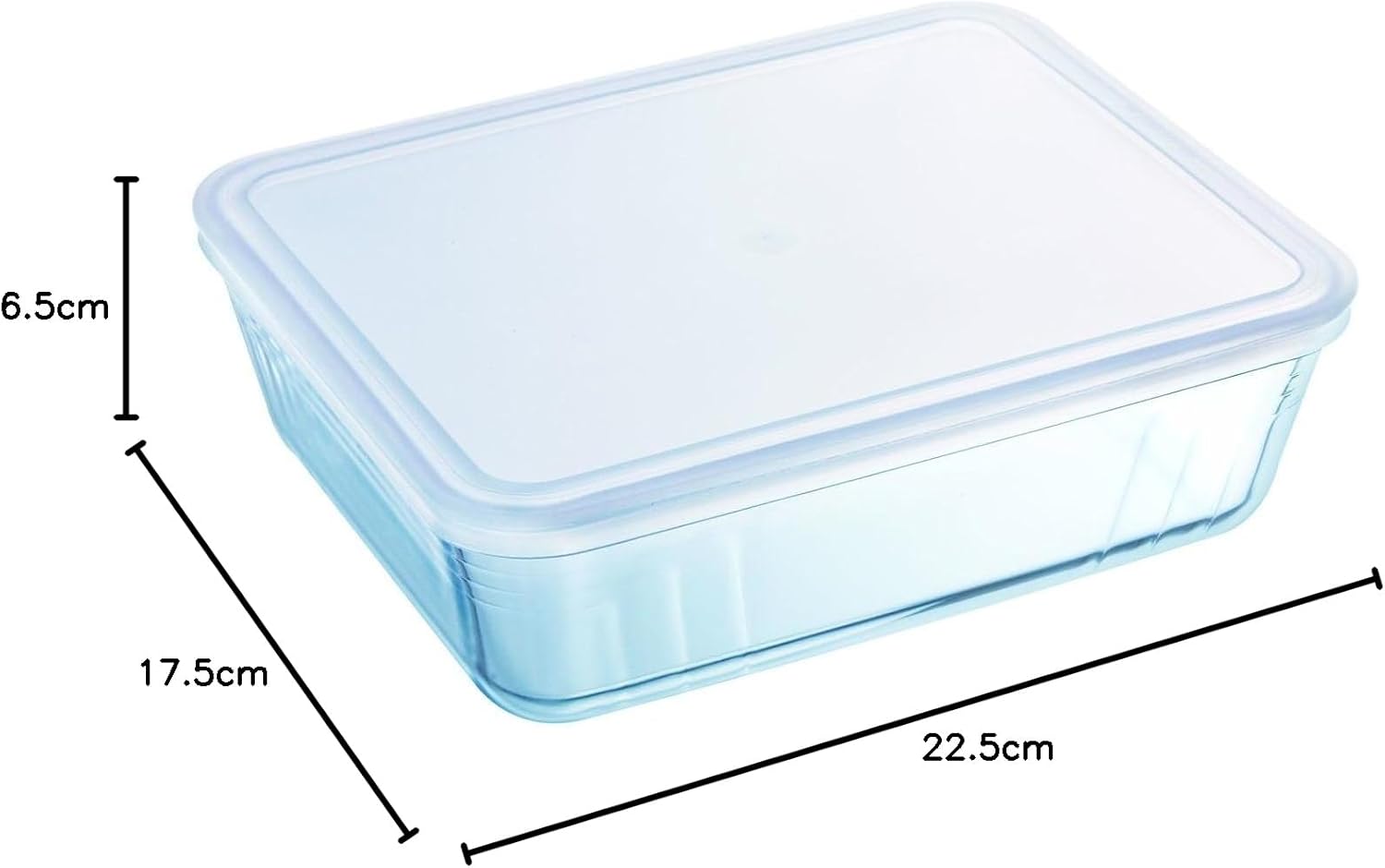 Pyrex - Cook & Freeze - plat rectangulaire 22x17 cm - avec couvercle, lot de 4