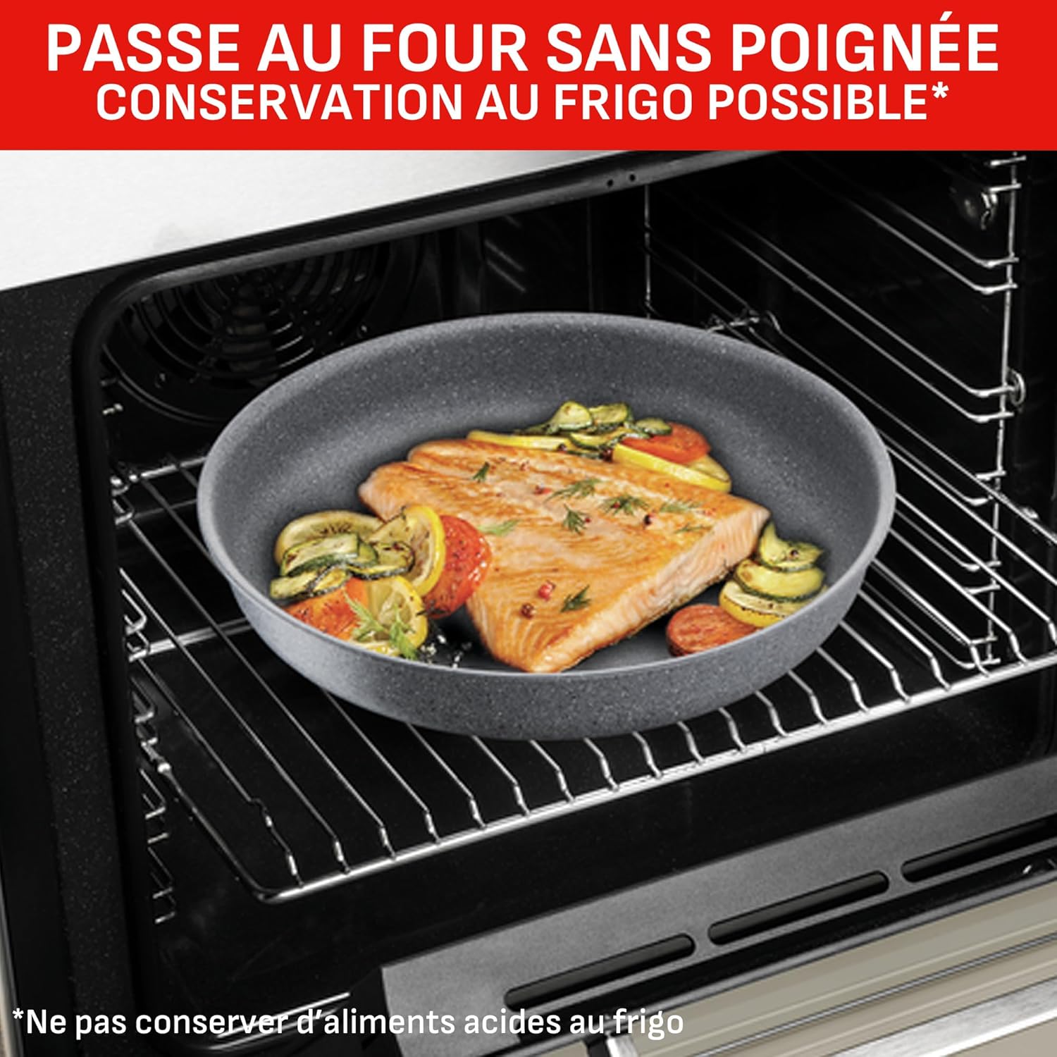 Tefal - Ingenio Natural On - 16/18/20 cm - casseroles induction, poignée amovible, empilables, lave-vaisselle L7669253