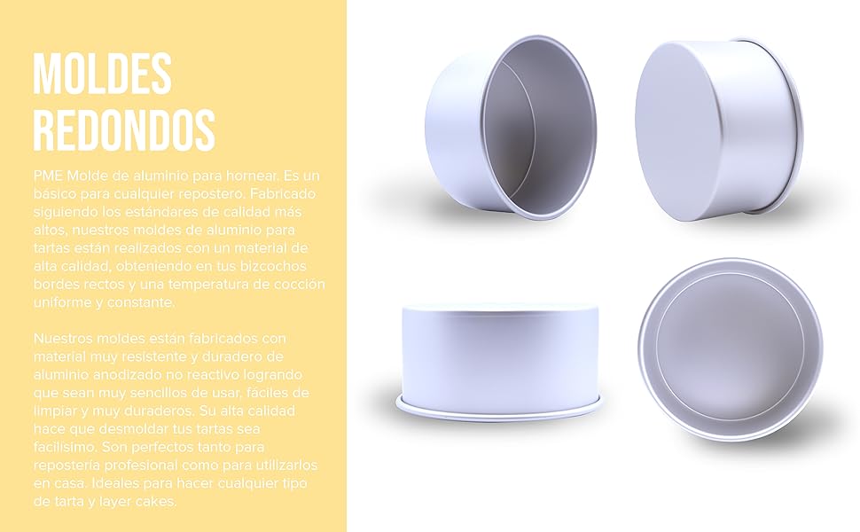 PME Cake Moule à gâteau antiadhésif fondant