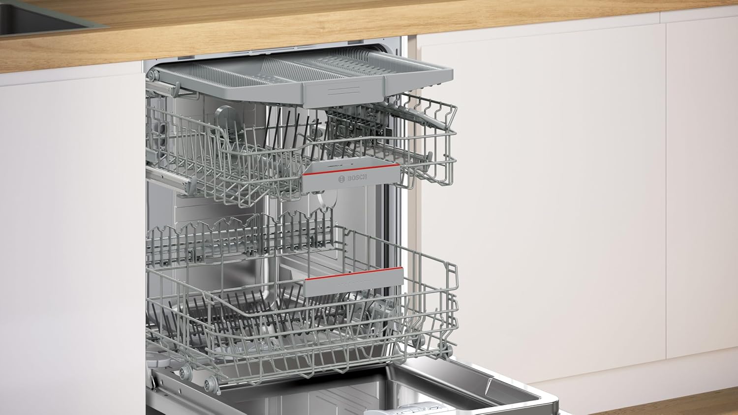 Bosch - Série 4 lave-vaisselle encastrable 60cm noir, connectivité Smart 