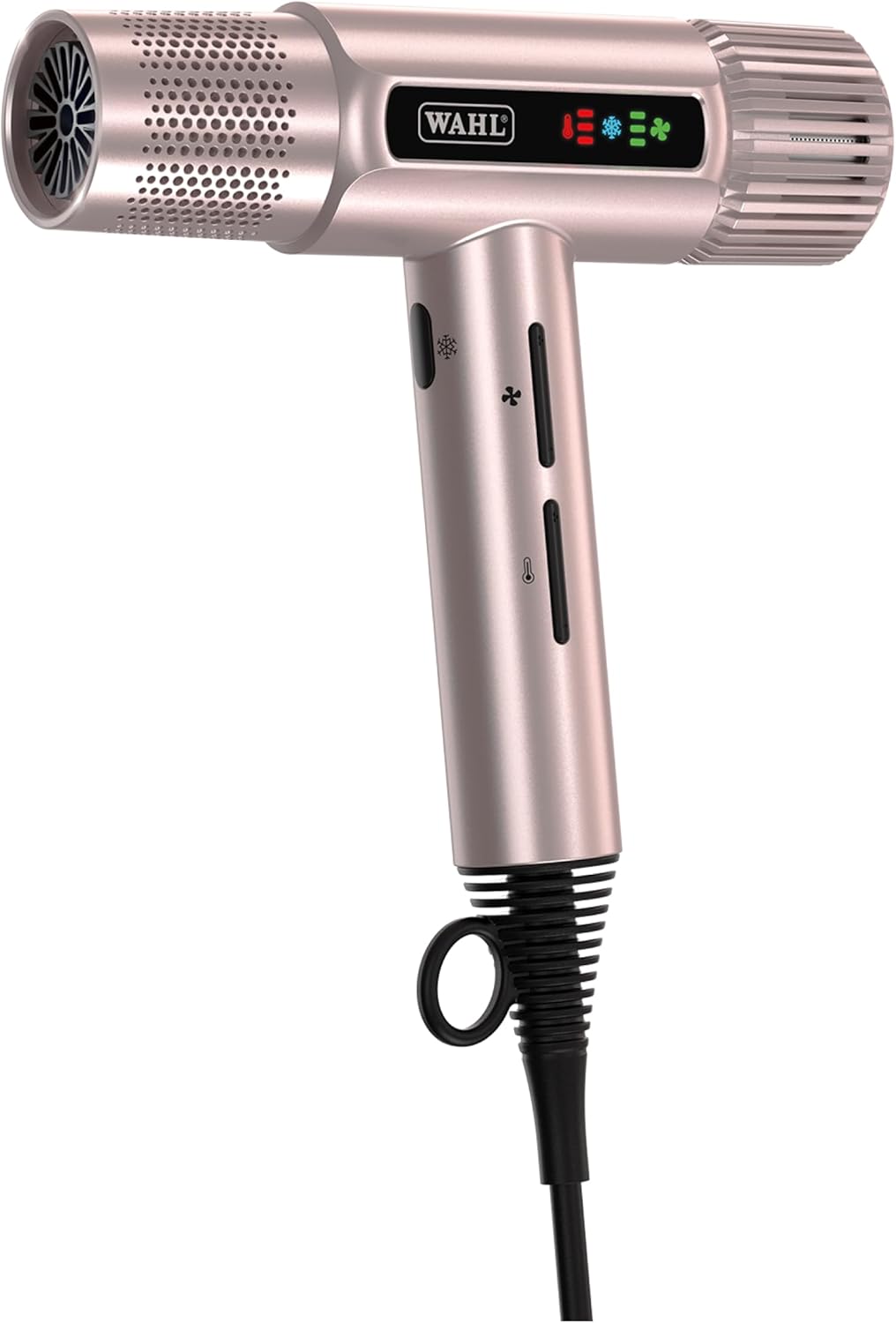 Wahl - Vanquish - Sèche-cheveux pro - séchage rapide - 3 embouts magnétiques, diffuseur - or rose