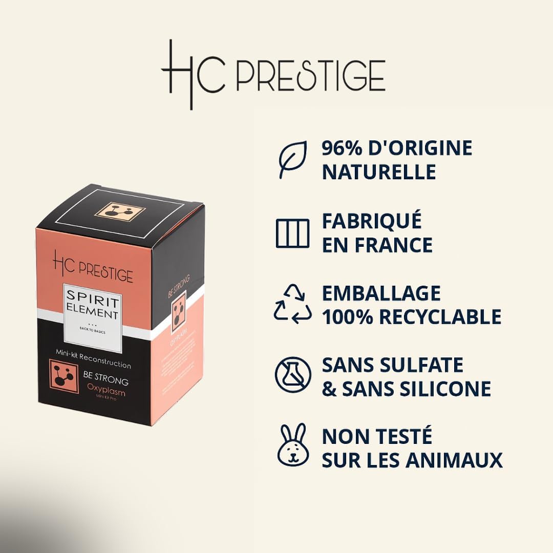 Oxyplasm - Be Strong Kit - 4x100ml - Cure Cheveux Secs & Kératine