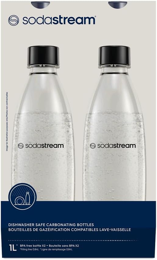 Sodastream - Duo/Terra/ET-Terra/Art/Gaia - 2x1L - bouteilles lavables, bleu