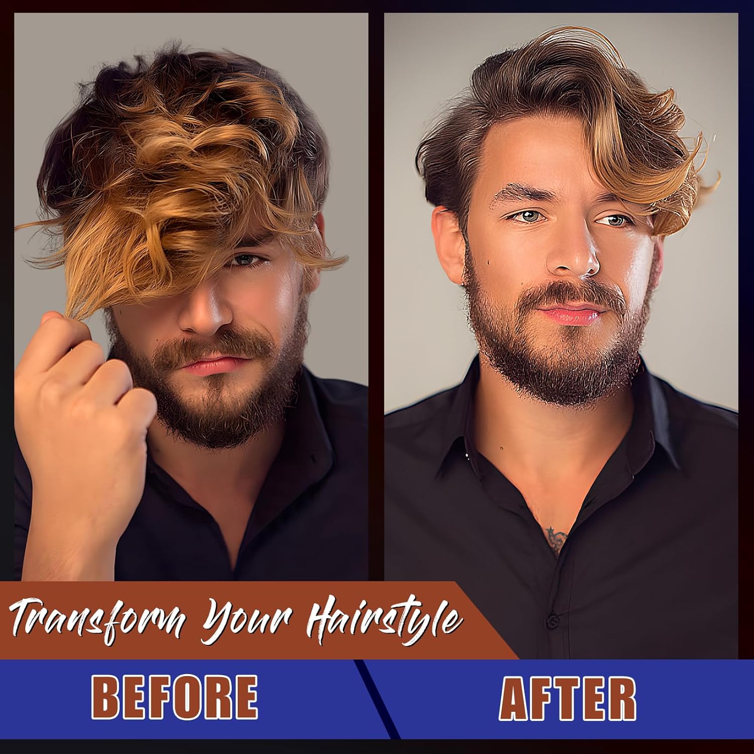 Poudre coiffante homme - texture mate, volume, tenue longue durée