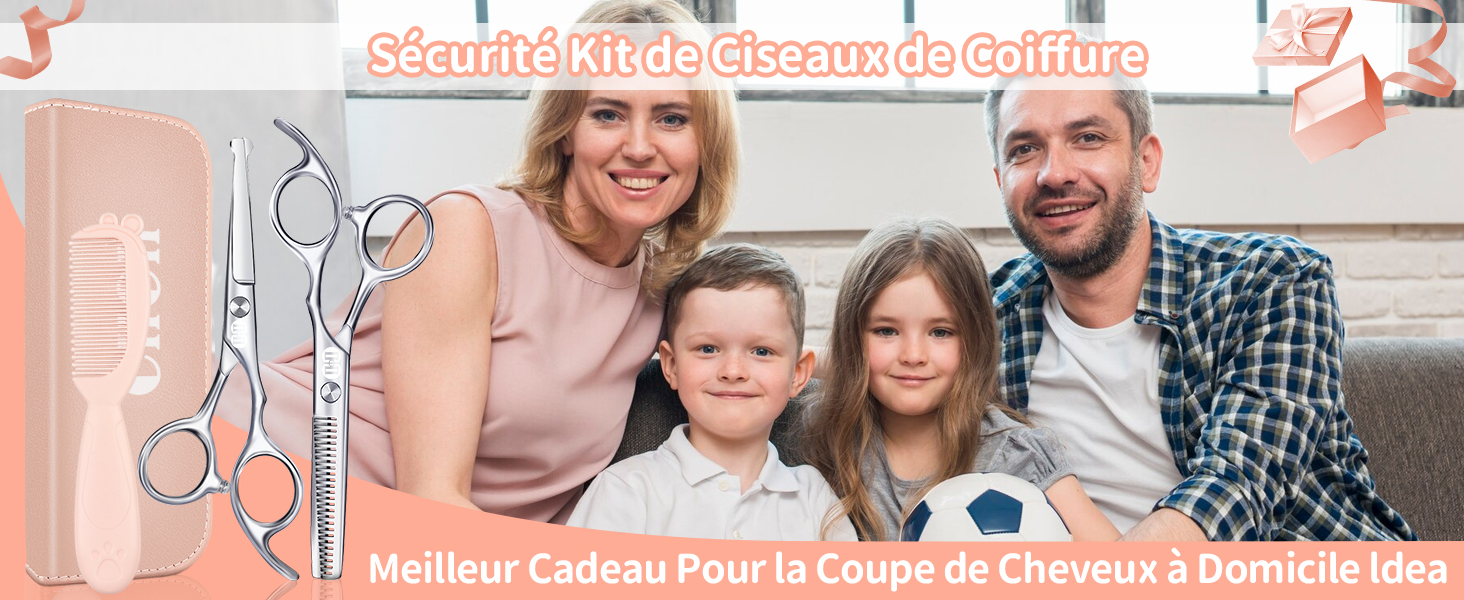CIICII Enfants Ciseaux Coiffure