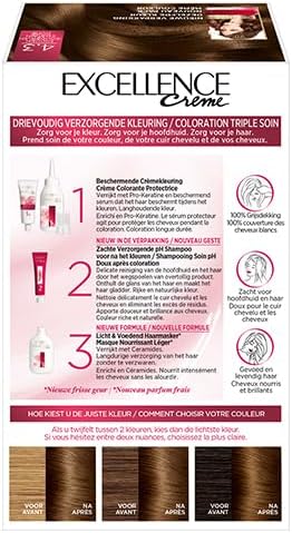 L'Oréal - Excellence Crème - 4.3 Moyen Brun Doré - Coloration cheveux