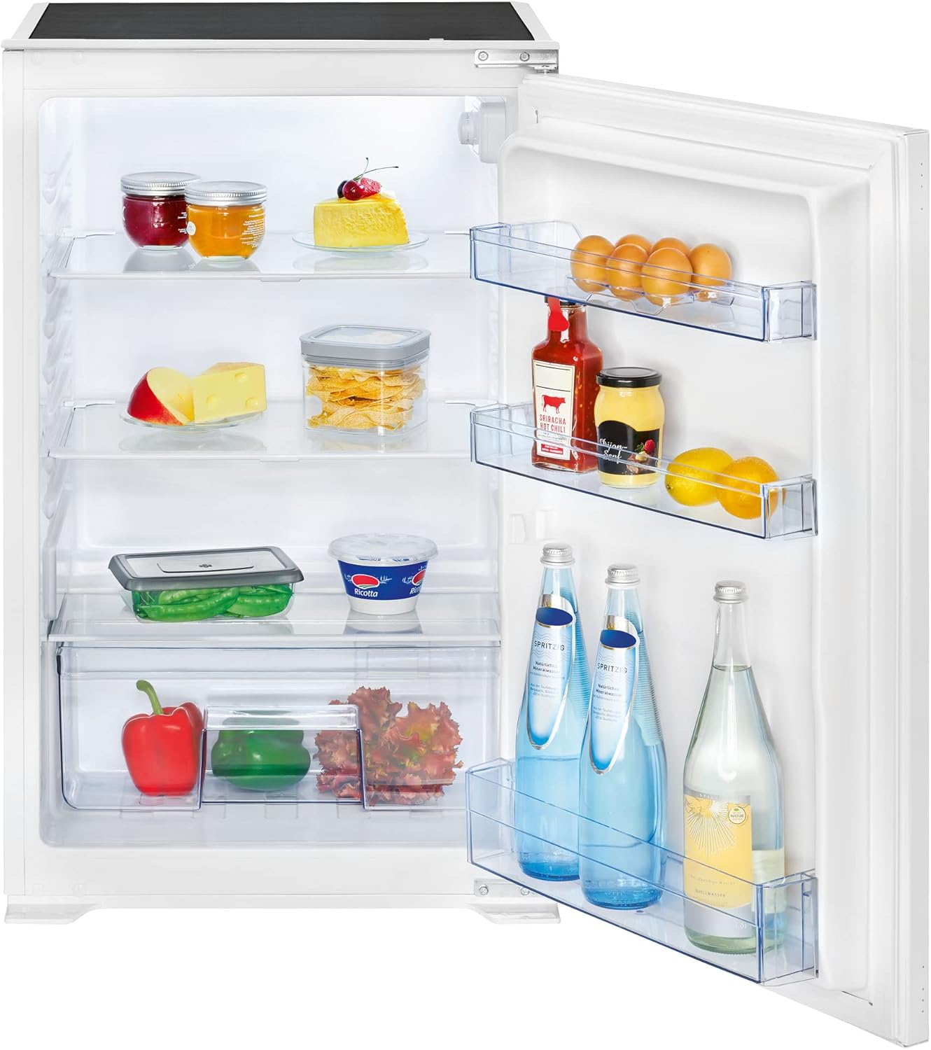 Bomann - réfrigérateur encastrable 129L - LED, contrôle température, VSE7809