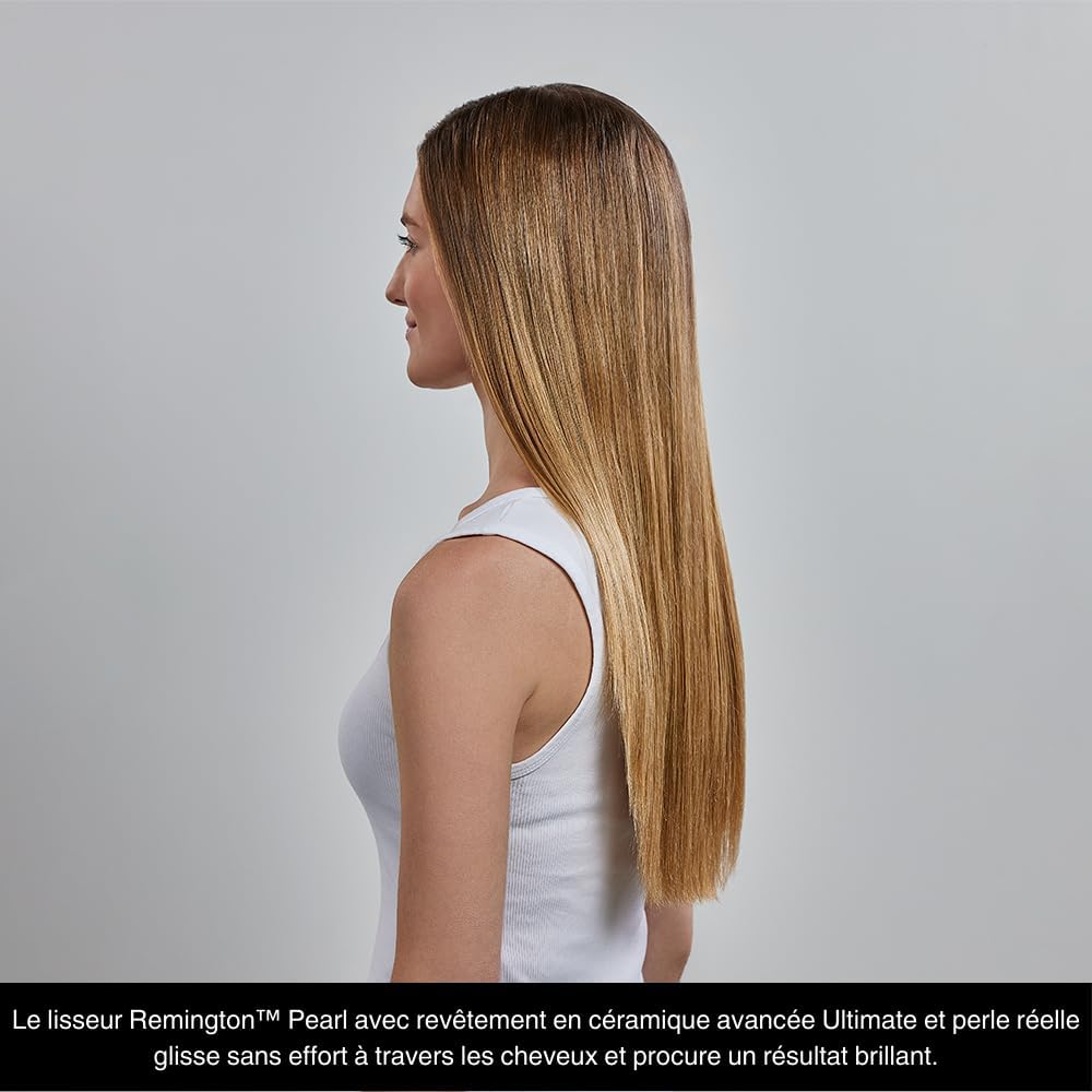 Remington - lisseur Pearl - plaques céramique, LCD, 150-235°C, S9501