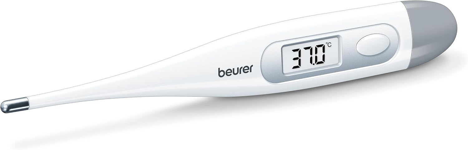 Beurer - FT 09 - thermomètre numérique étanche, écran LCD, signal sonore