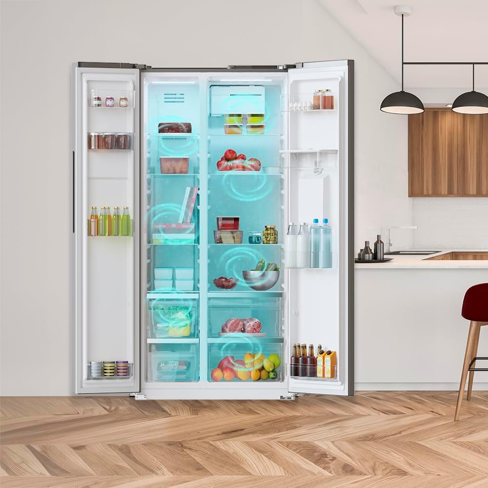 Cecotec - Bolero CoolMarket SBS 562 - 177x90cm - 559L, No Frost, Multi Air Flow, Inverter Plus