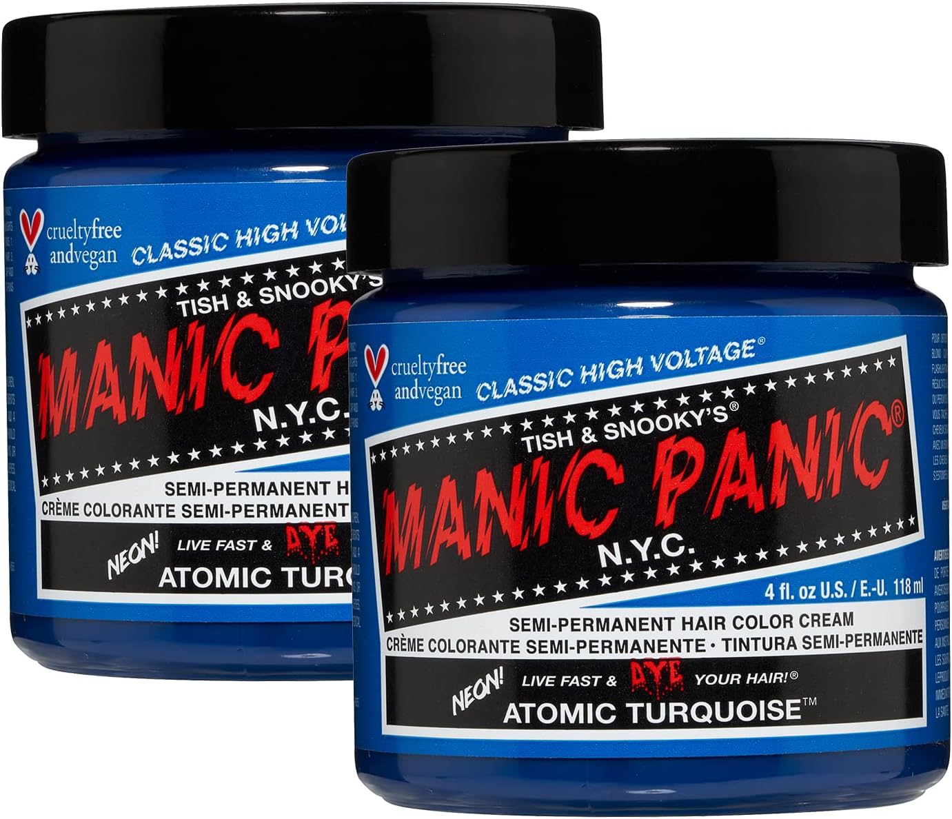 Manic Panic - Classic High Voltage - 2x118ml - coloration turquoise cheveux