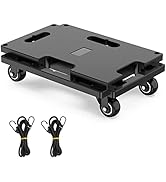 Solajaz Chariot de déménagement connectable, capacité de 200 kg, chariot de déménagement robuste à 4 roues