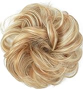 JJstar Chignon Postiche Cheveux Grande Postiches Bouclés Ondulés Chouchou Cheveux Naturel Faux Ch...