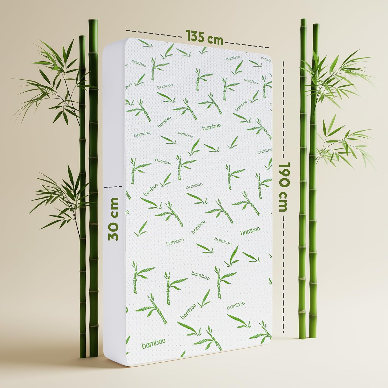 Utopia Bedding - Protège-matelas Premium - 135x190x30 cm - Imperméable, respirant, Oeko-Tex