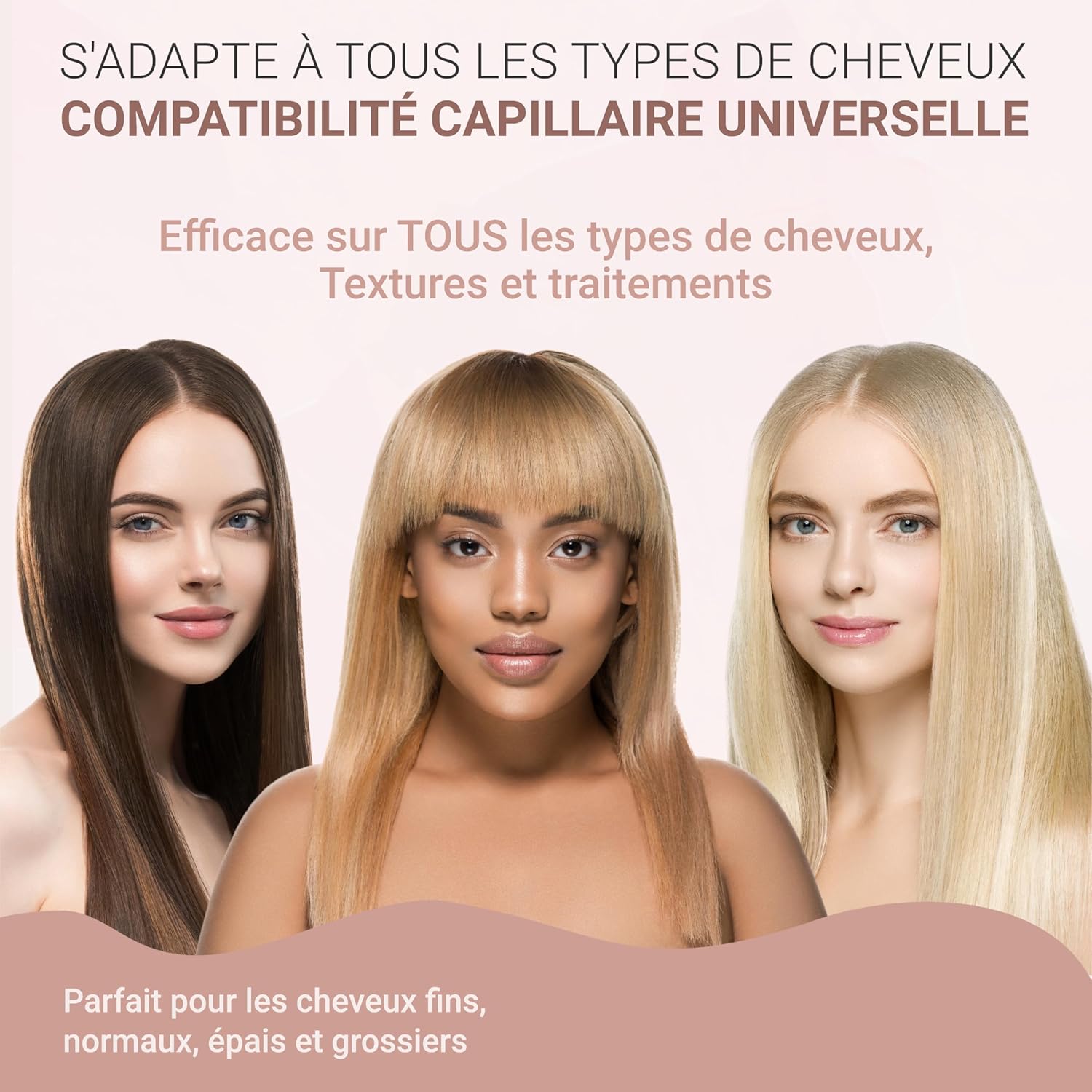 Golden Curl - Fer Lisseur Pro 2en1 - plaques 24mm - 5 ans garantie