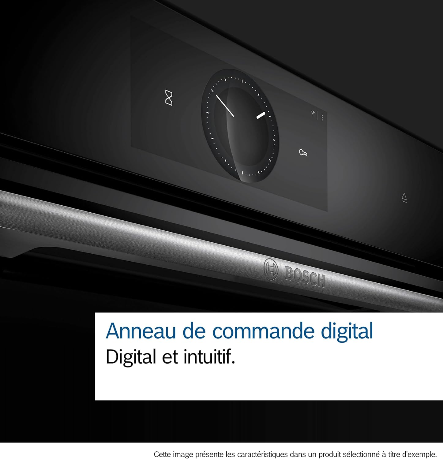 Bosch - Four encastrable Série 8 - noir - multifonction, grande capacité, HRG7764B1