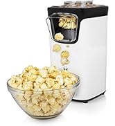 Princess Machine à pop-corn à air chaud - pop-corn sans huile ni graisse, cuillère doseuse, couve...