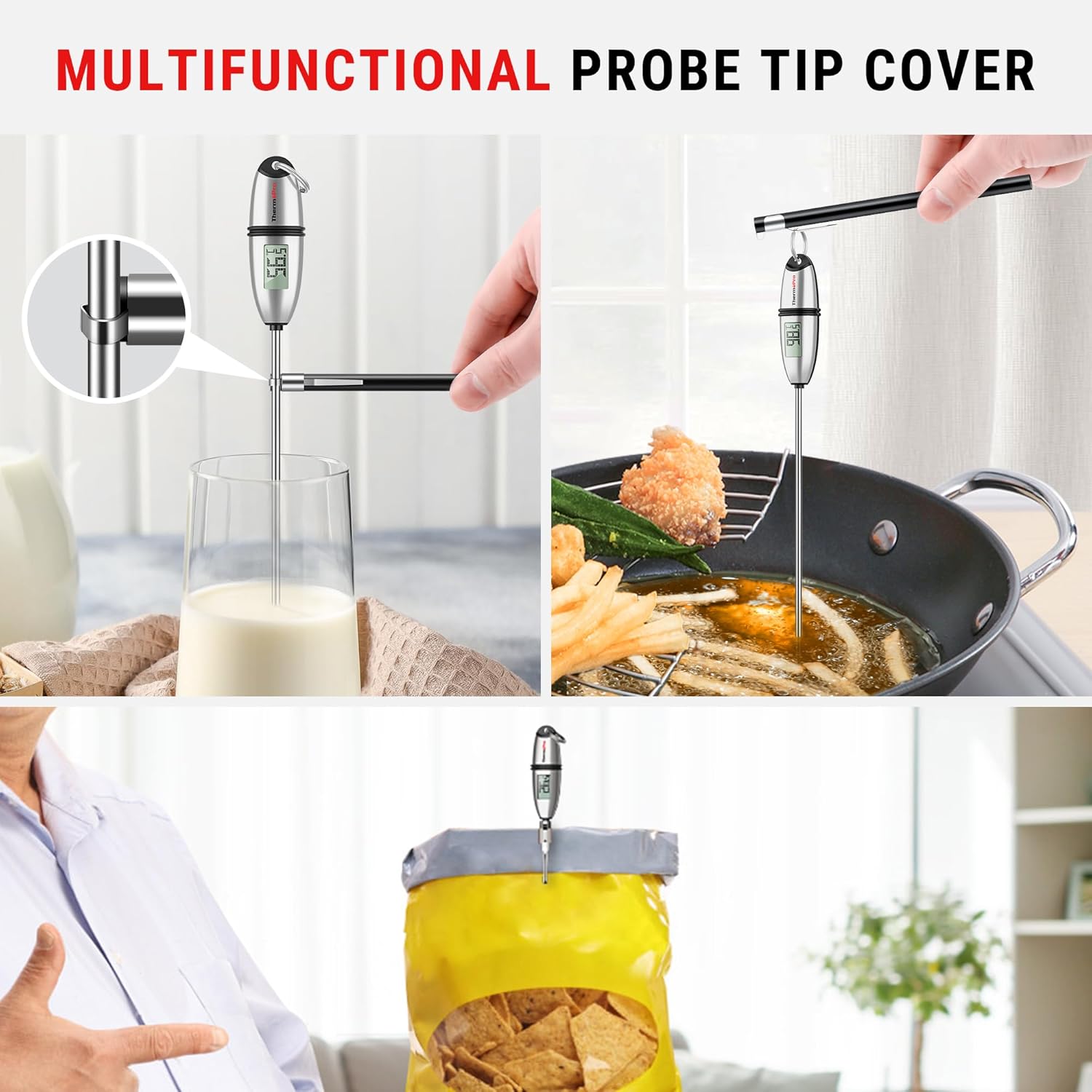 ThermoPro - TP02S-2 - sonde longue, lecture 5s, thermomètre cuisine TP02S-2