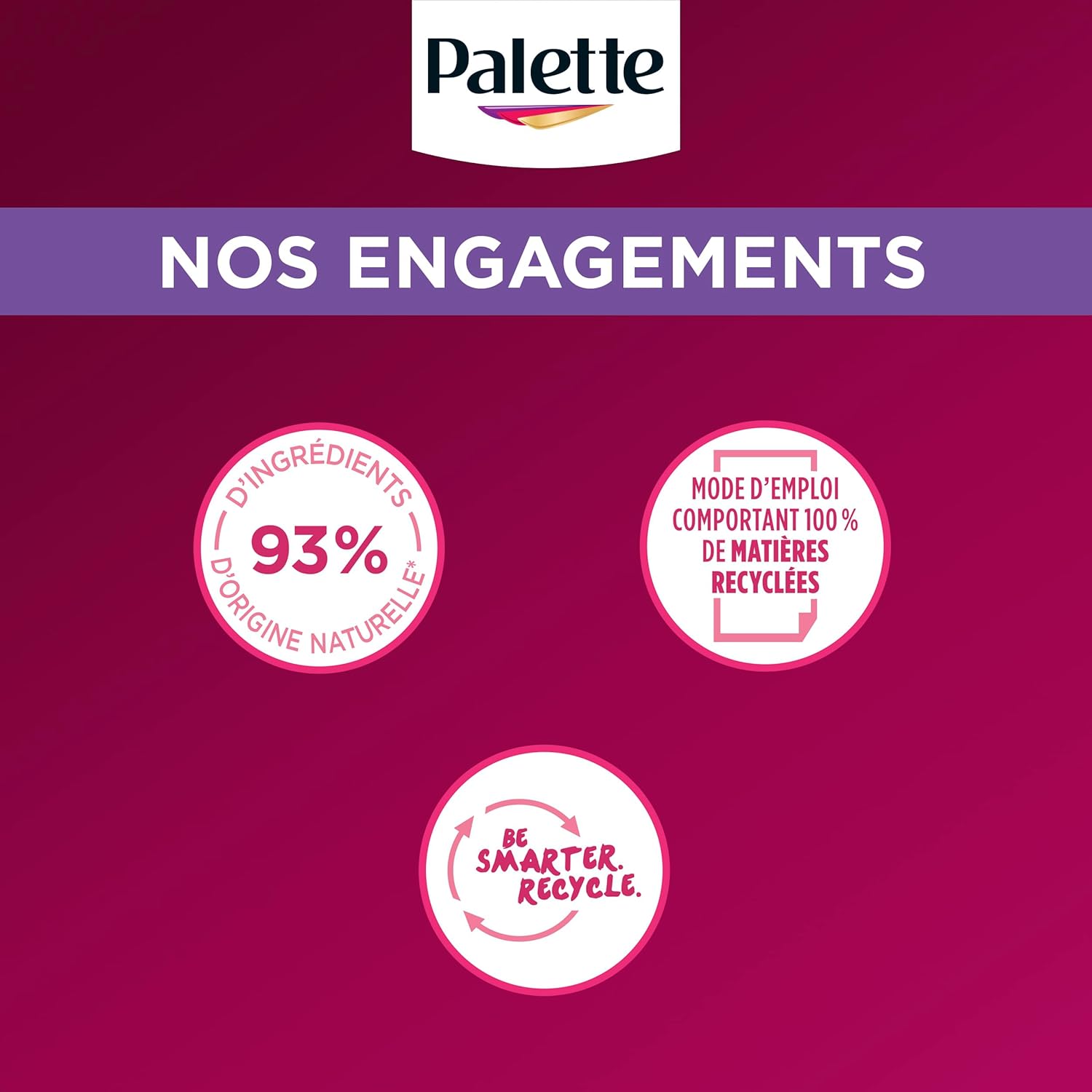 Palette - Coloration Permanente Cheveux - couvre 100% cheveux blancs - tenue 8 semaines - Noir 900