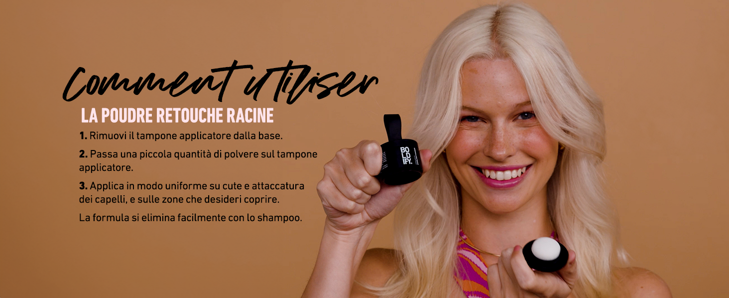 How to use Hairline Powder