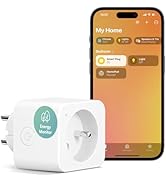 Meross Prise Connectée (Type E), 16A Prise WiFi Compatible avec Apple HomeKit, Alexa et Google Ho...