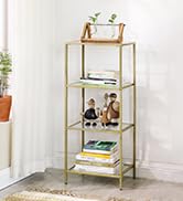 le nouveau design de l'étagère en métal doré