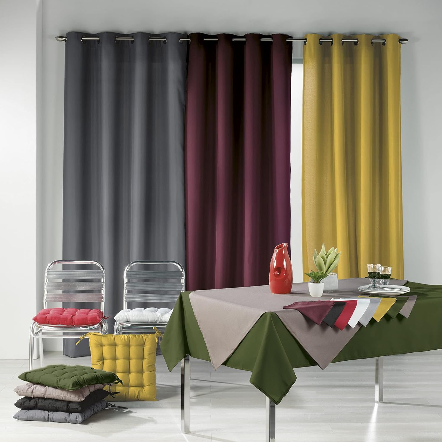Nappe - uni polyester Essentiel - 140x300 cm - coloris miel