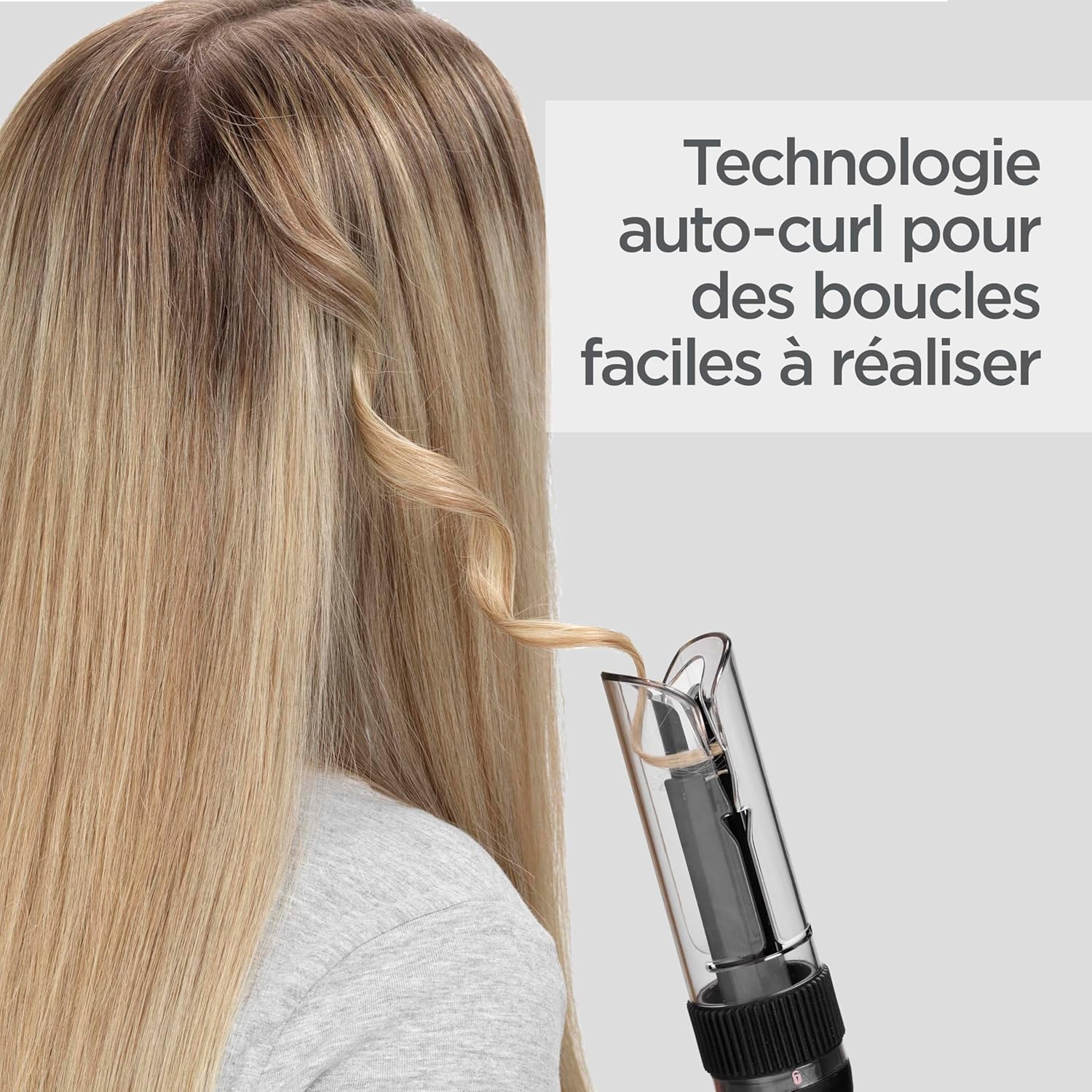 BaByliss - Curl Secret Lite - boucleur automatique, 5 températures, jusqu'à 210°C - C1031E