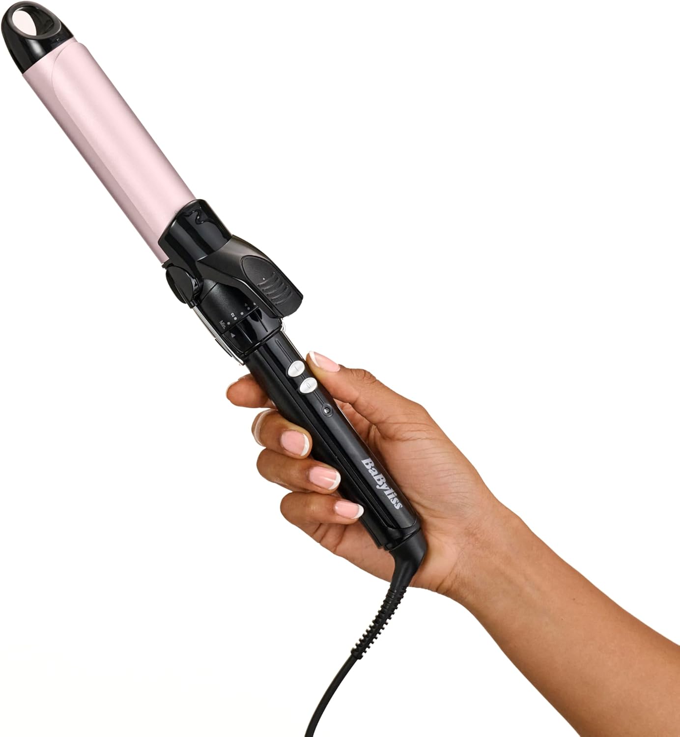 BaByliss - Curling Iron Pro Satin Touch 32mm - 10 températures, chauffe rapide, boucles sans frisottis - C332E