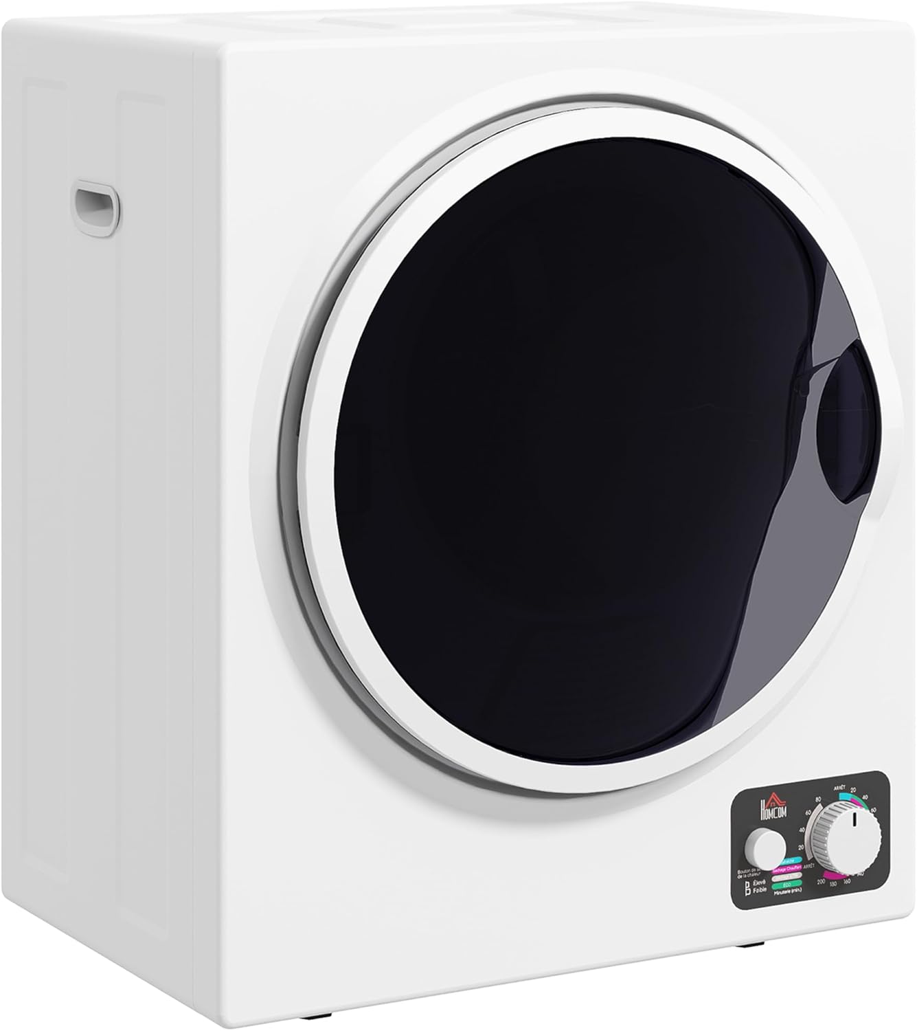 HOMCOM - sèche-linge portable 2,5kg - 850W, 4 modes, mural