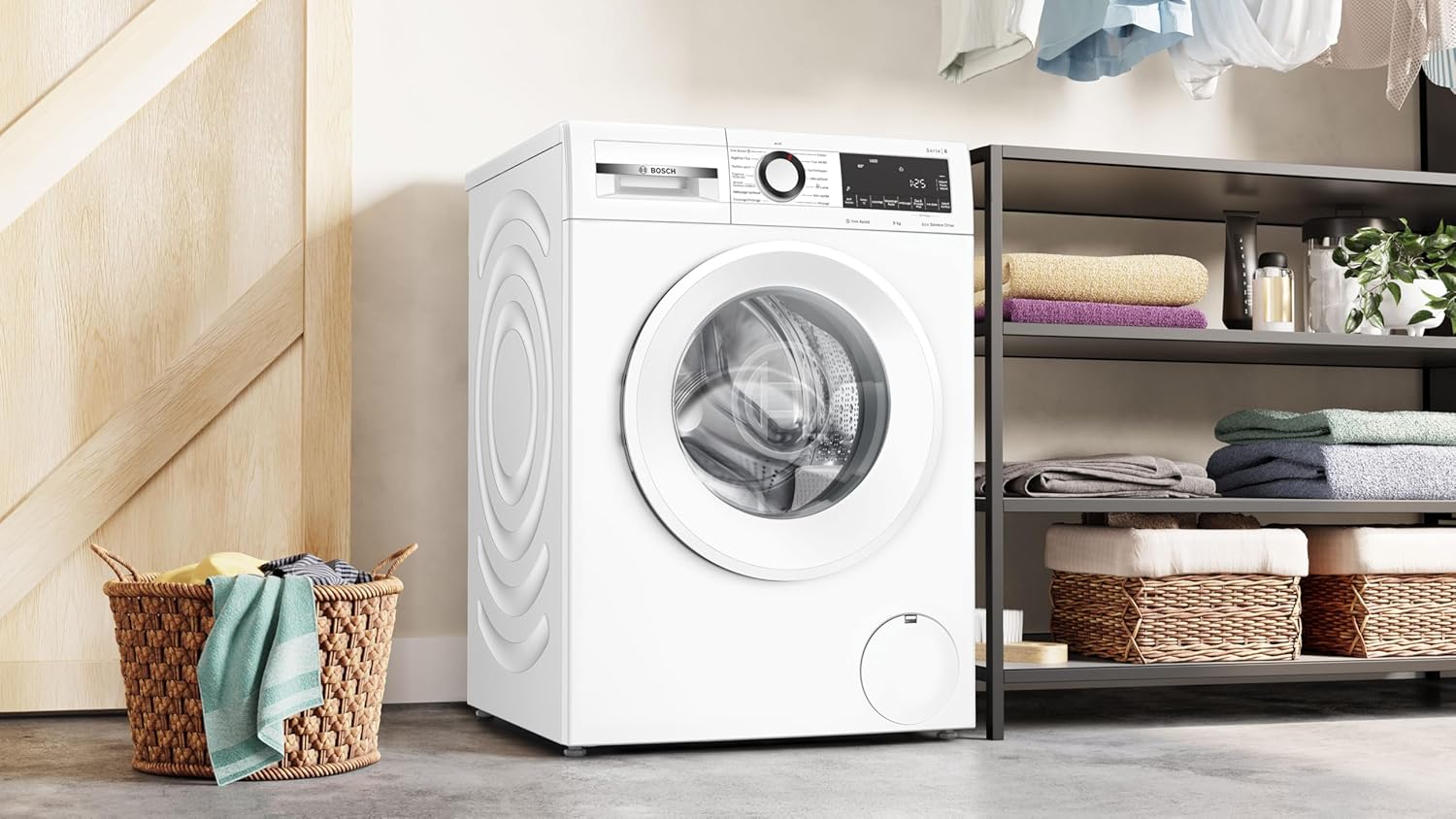 Bosch - Série 6 lave-linge 9kg 1400trs/min blanc compact WGG244Z3FR