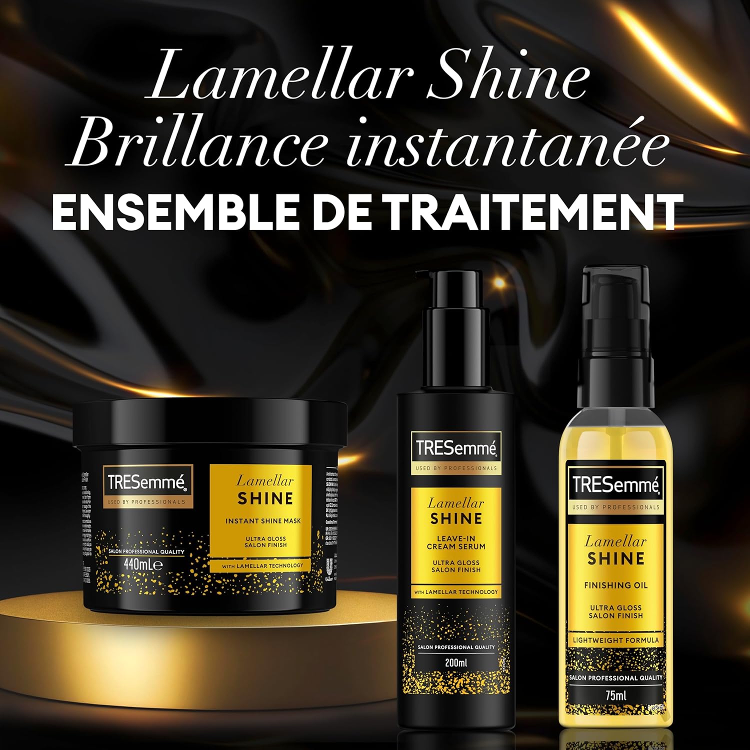 TRESemmé - Lamellar Shine Set - 440ml+200ml+75ml - soin cheveux brillance