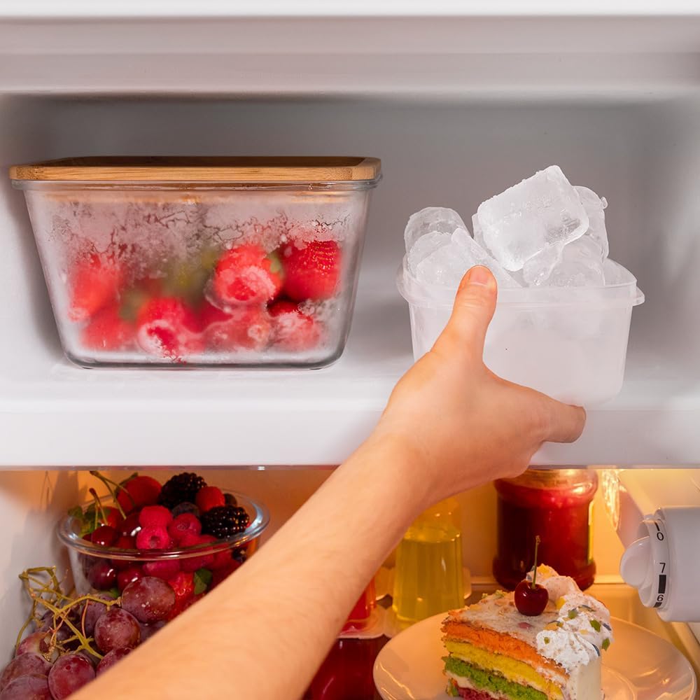 Cecotec - Bolero CoolMarket TT Origin 110 - 110L, Classe E, Icebox, LED, poignée chromée