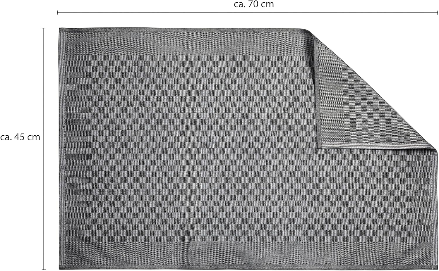 Vaily - lot de 10 torchons - 70x45 cm - coton absorbant, Oeko-Tex