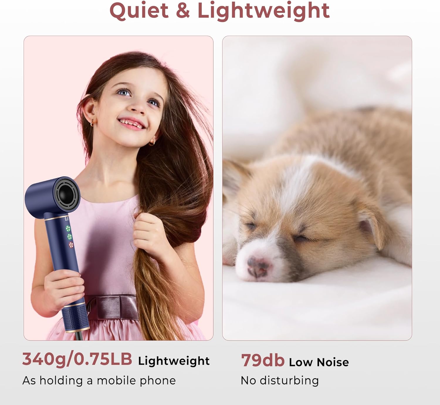 Magic Twist - Air Styler 7 en 1 - Séchage rapide, léger, silencieux, 110 000 tr/min