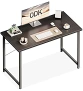 ODK Petit Bureau 100x48 cm, Bureau d'ordinateur Multifonction pour Le télétravail et Les études, ...