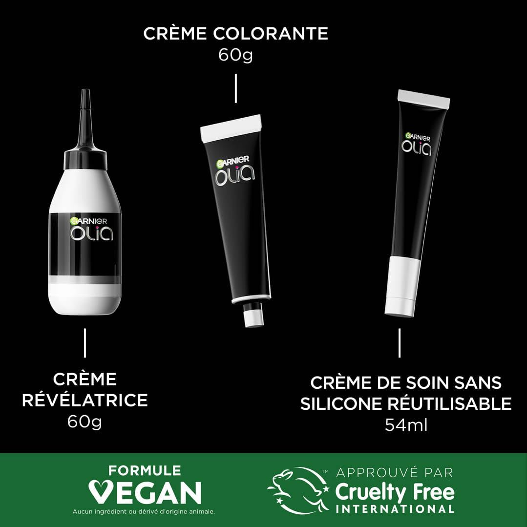 Garnier - Olia - coloration sans ammoniaque châtain miel doré 6.3