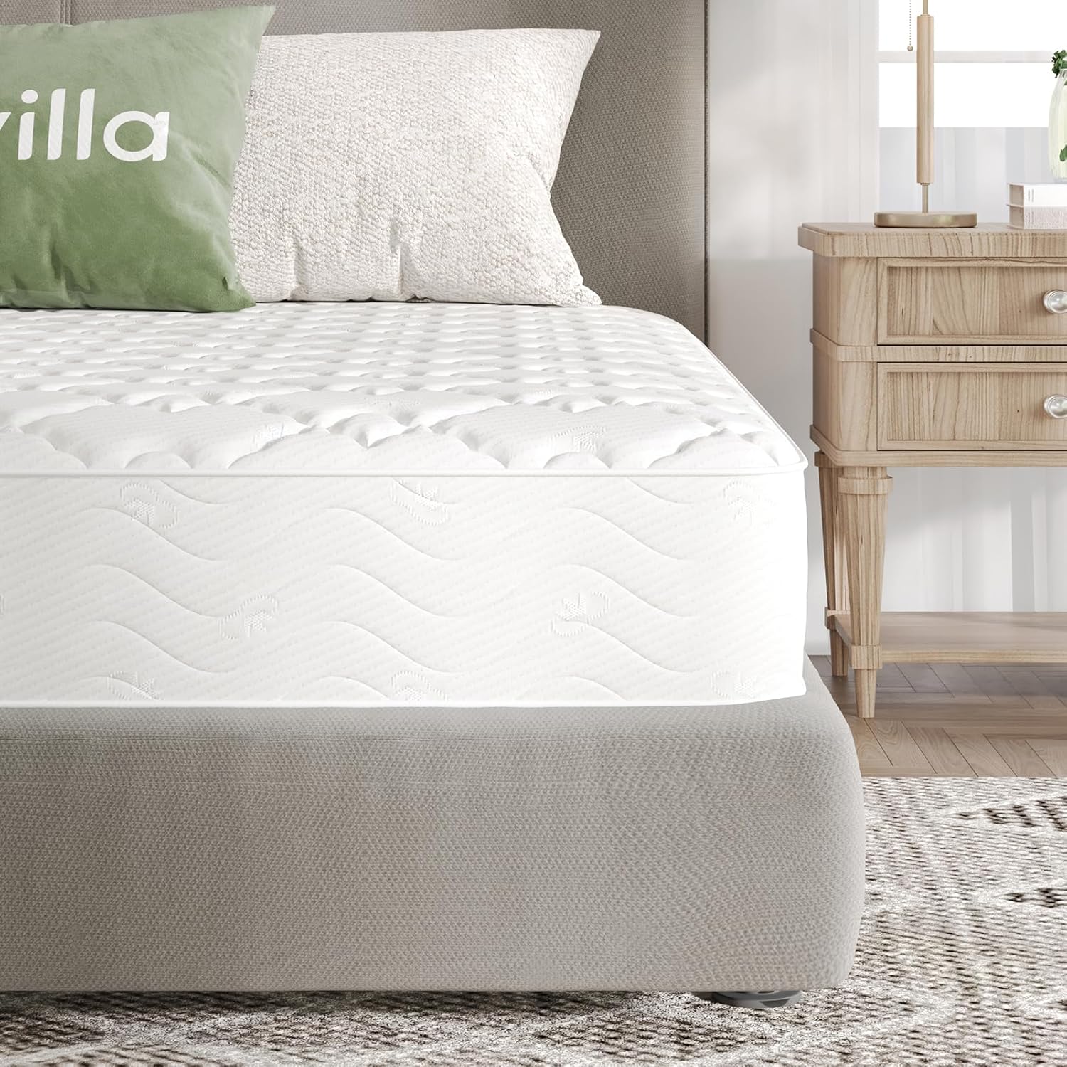 Novilla - matelas ressorts mousse - 160x190 cm - soutien parfait, confortable, respirant
