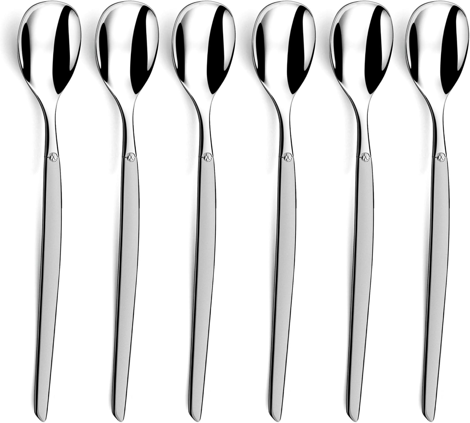 Lou Laguiole - Jet - 185 mm - 6 cuillères inox sablées 18/0