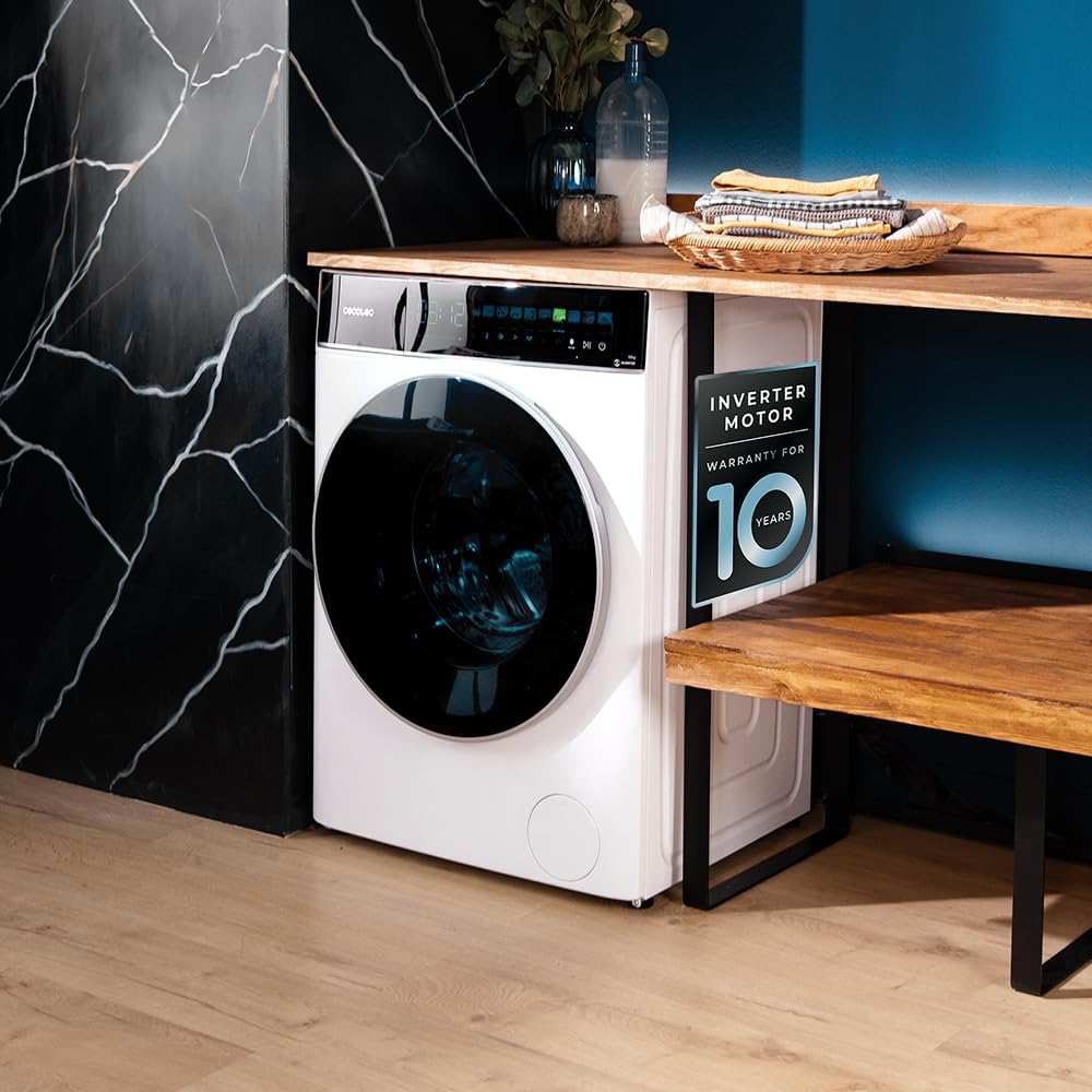 Cecotec - Bolero DressCode 9900 Inverter - 1400 tr/min, écran FullColor, 11 programmes, faible consommation - DressCode9